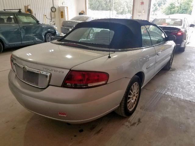 1C3EL55R96N200375 - 2006 CHRYSLER SEBRING TO SILVER photo 4