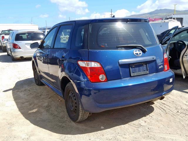 JTKKT624560160122 - 2006 TOYOTA SCION XA BLUE photo 3