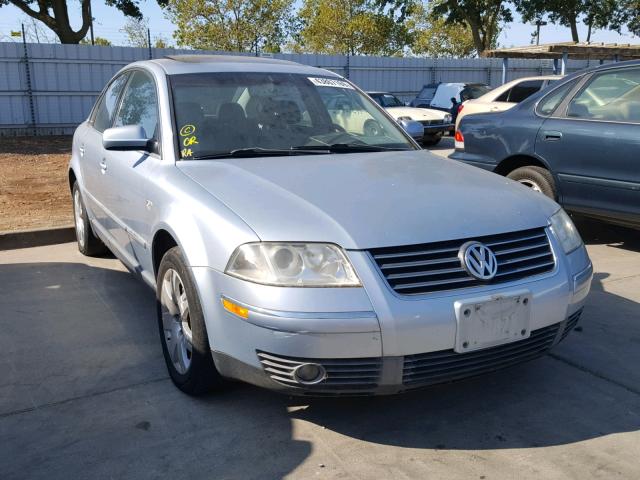 WVWTH63B51P138907 - 2001 VOLKSWAGEN PASSAT GLX SILVER photo 1