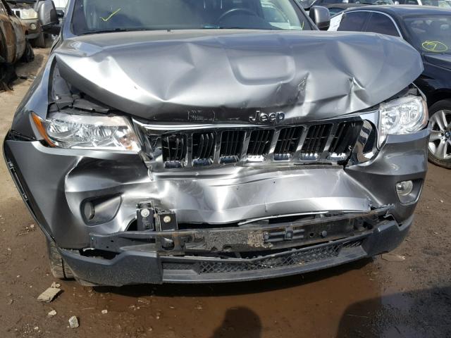 1J4RR4GG1BC610055 - 2011 JEEP GRAND CHER GRAY photo 9