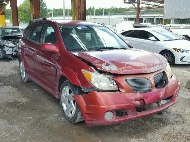 5Y2SL65828Z404636 - 2008 PONTIAC VIBE RED photo 1