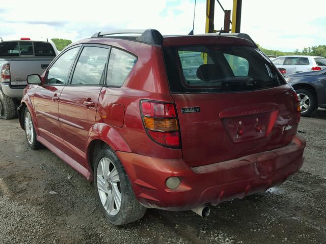 5Y2SL65828Z404636 - 2008 PONTIAC VIBE RED photo 3