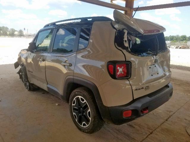 ZACCJBCT0FPB64410 - 2015 JEEP RENEGADE T TAN photo 3