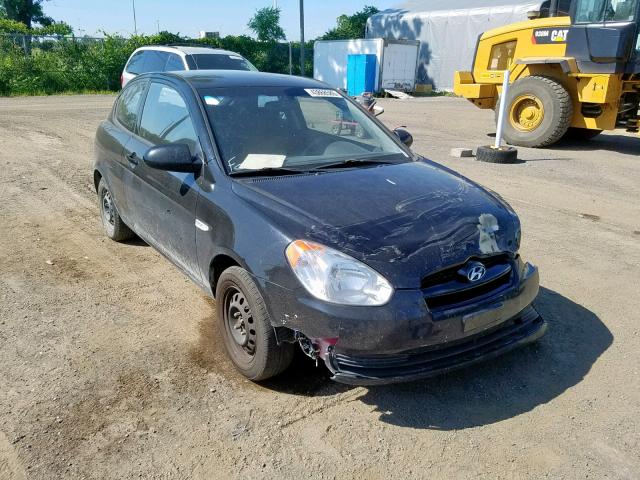 KMHCN35C39U130679 - 2009 HYUNDAI ACCENT SE BLACK photo 1