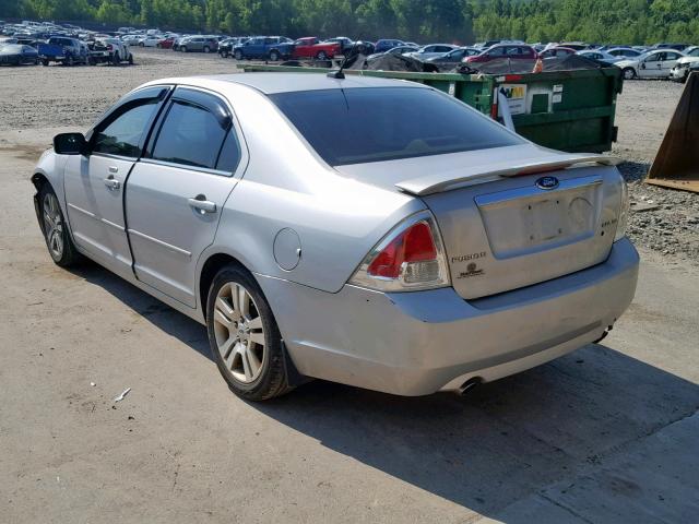 3FAHP081X9R120046 - 2009 FORD FUSION SEL SILVER photo 3