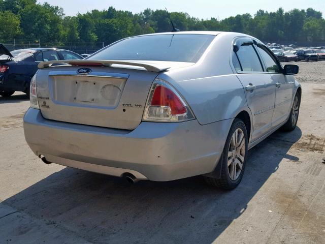 3FAHP081X9R120046 - 2009 FORD FUSION SEL SILVER photo 4