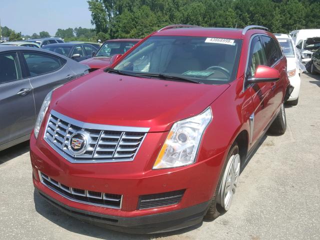 3GYFNCE35DS655621 - 2013 CADILLAC SRX LUXURY RED photo 2