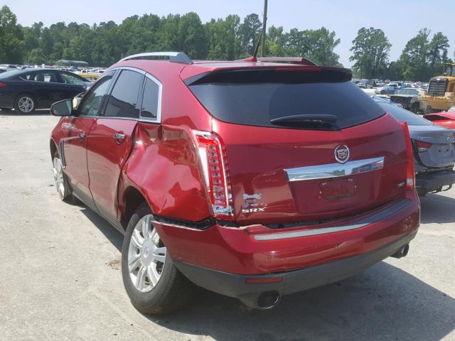 3GYFNCE35DS655621 - 2013 CADILLAC SRX LUXURY RED photo 3