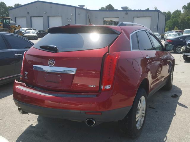 3GYFNCE35DS655621 - 2013 CADILLAC SRX LUXURY RED photo 4