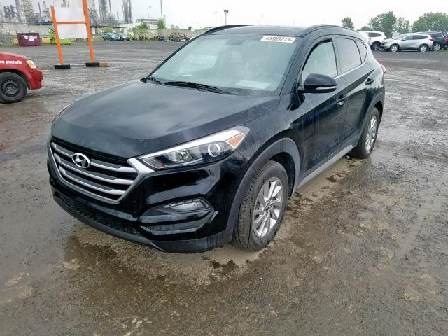 KM8J3CA40HU506023 - 2017 HYUNDAI TUCSON LIM BLACK photo 2