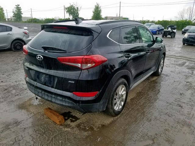 KM8J3CA40HU506023 - 2017 HYUNDAI TUCSON LIM BLACK photo 4