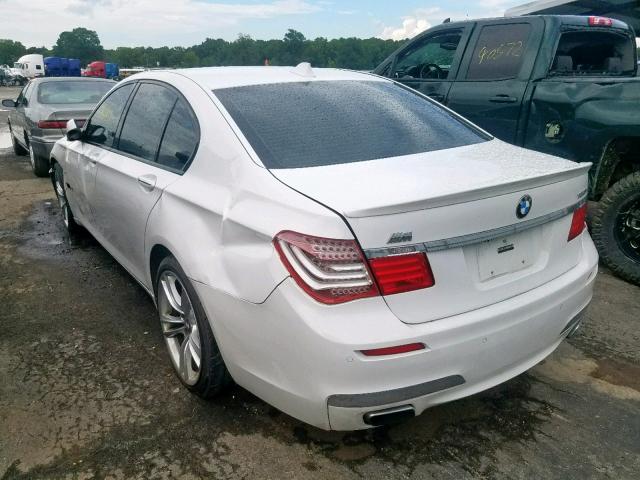 WBAKA8C59ACY35569 - 2010 BMW 750 I WHITE photo 3