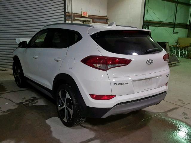 KM8J3CAL4JU824885 - 2018 HYUNDAI TUCSON SPO WHITE photo 3