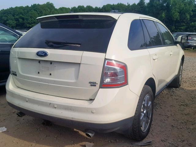 2FMDK49C77BB13593 - 2007 FORD EDGE SEL P WHITE photo 4