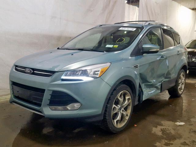 1FMCU9J99DUC10755 - 2013 FORD ESCAPE TIT BLUE photo 2