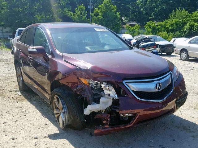 5J8TB4H58FL016924 - 2015 ACURA RDX TECHNO BURGUNDY photo 1