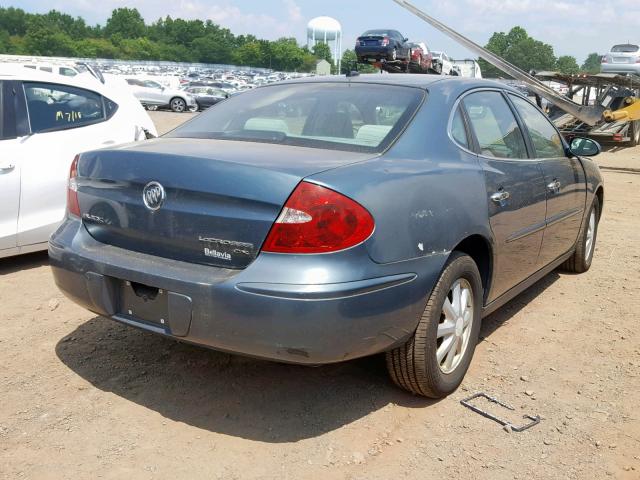 2G4WC582161139373 - 2006 BUICK LACROSSE C BLUE photo 4