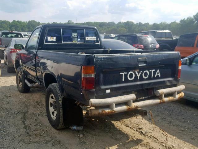 4TARN01PXPZ141566 - 1993 TOYOTA PICKUP 1/2 BLACK photo 3