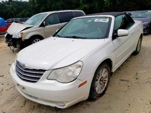 1C3LC55R98N634614 - 2008 CHRYSLER SEBRING TO WHITE photo 2