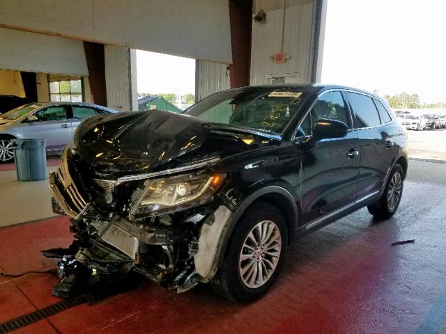 2LMTJ8KR7GBL82458 - 2016 LINCOLN MKX SELECT BLACK photo 2