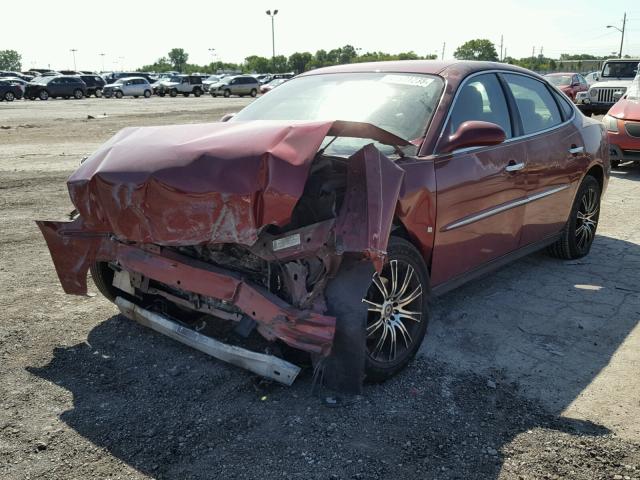 2G4WC582181354576 - 2008 BUICK LACROSSE C BURGUNDY photo 2