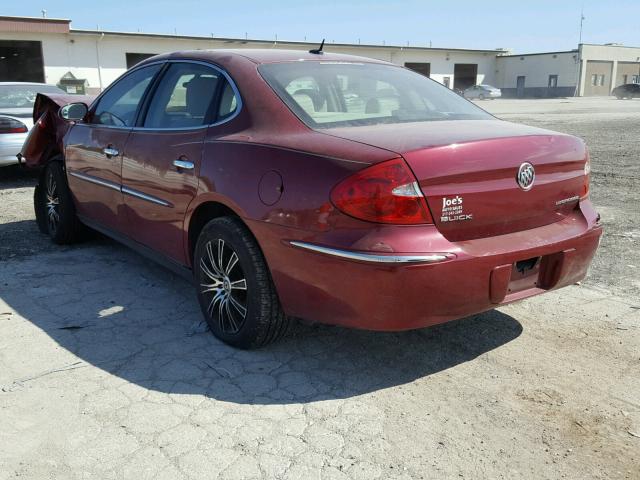 2G4WC582181354576 - 2008 BUICK LACROSSE C BURGUNDY photo 3