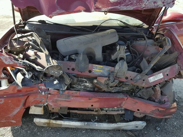 2G4WC582181354576 - 2008 BUICK LACROSSE C BURGUNDY photo 7