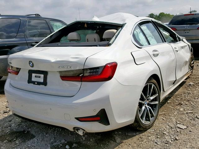 WBA5R7C52KAJ84850 - 2019 BMW 330XI WHITE photo 4