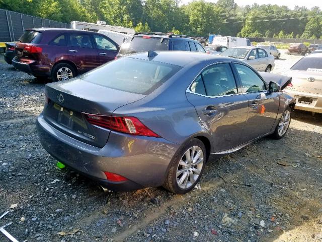 JTHCM1D25G5004706 - 2016 LEXUS IS 300 GRAY photo 4