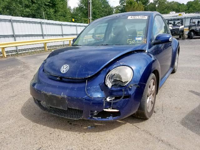 3VWRW31C37M507527 - 2007 VOLKSWAGEN NEW BEETLE Blau Foto 2