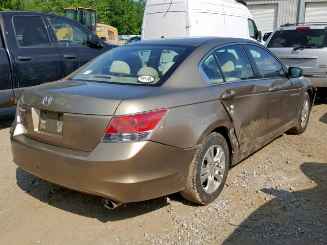 1HGCP26499A132259 - 2009 HONDA ACCORD LXP GOLD photo 4