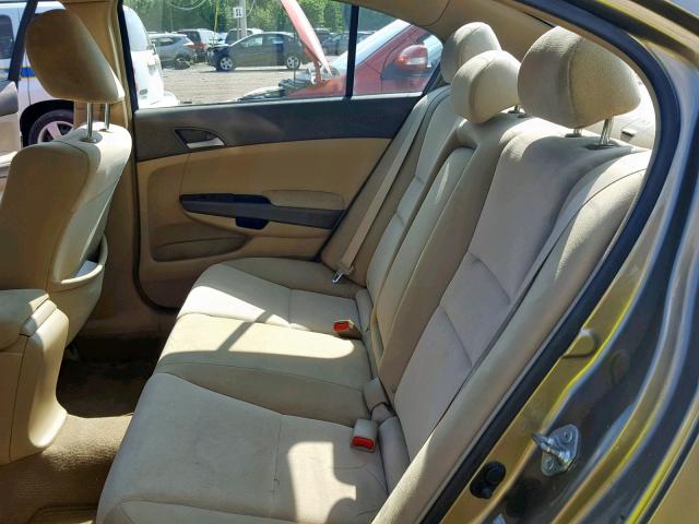 1HGCP26499A132259 - 2009 HONDA ACCORD LXP GOLD photo 6