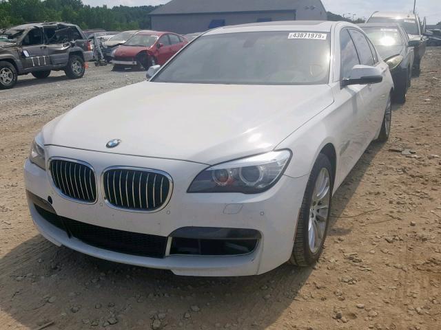 WBAYF4C50DDE23689 - 2013 BMW 740 LXI WHITE photo 2