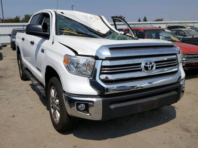 5TFEY5F10HX222505 - 2017 TOYOTA TUNDRA CRE WHITE photo 1