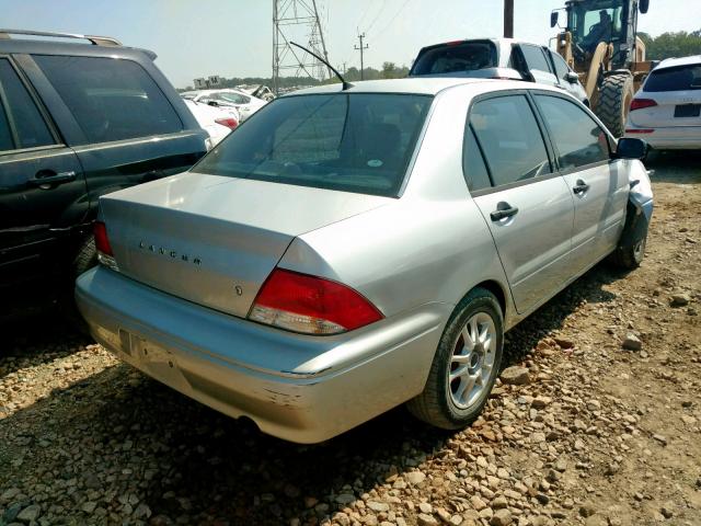 JA3AJ26E63U045424 - 2003 MITSUBISHI LANCER ES SILVER photo 4