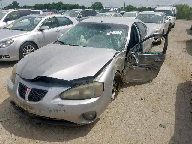 2G2WP522X41191975 - 2004 PONTIAC GRAND PRIX SILVER photo 2