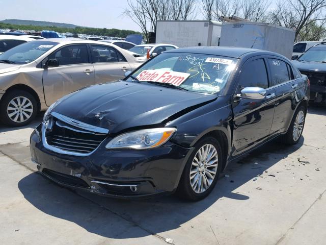 1C3BC2FG4BN516324 - 2011 CHRYSLER 200 LIMITE BLACK photo 2