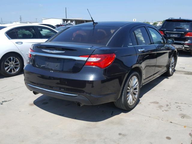 1C3BC2FG4BN516324 - 2011 CHRYSLER 200 LIMITE BLACK photo 4