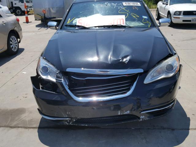 1C3BC2FG4BN516324 - 2011 CHRYSLER 200 LIMITE BLACK photo 9