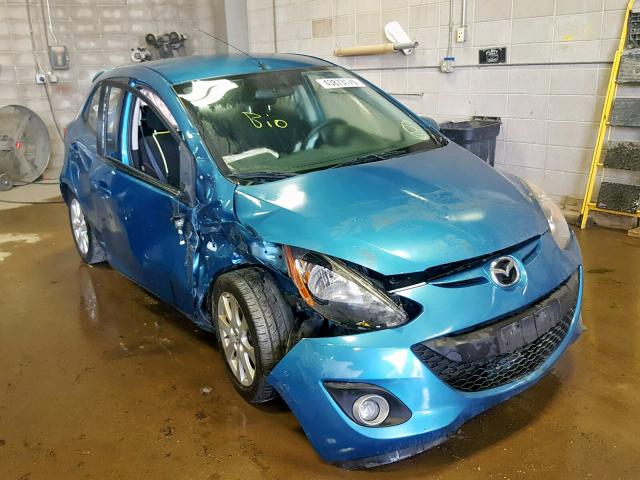 JM1DE1HY6B0128085 - 2011 MAZDA MAZDA2 BLUE photo 1