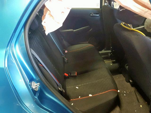 JM1DE1HY6B0128085 - 2011 MAZDA MAZDA2 BLUE photo 6