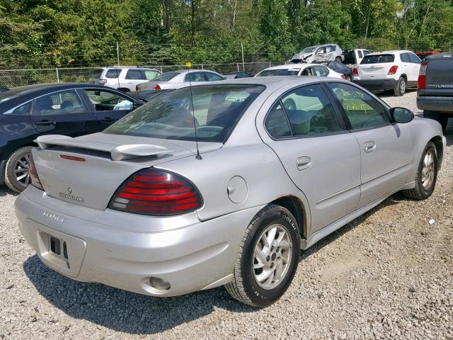 1G2NF52E14C213235 - 2004 PONTIAC GRAND AM S SILVER photo 4
