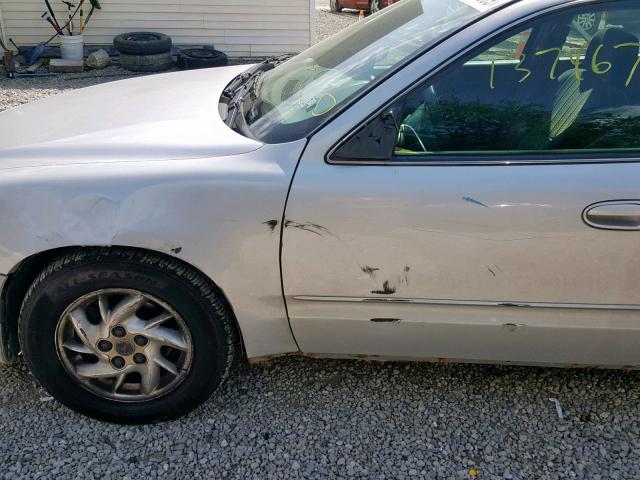 1G2NF52E14C213235 - 2004 PONTIAC GRAND AM S SILVER photo 9