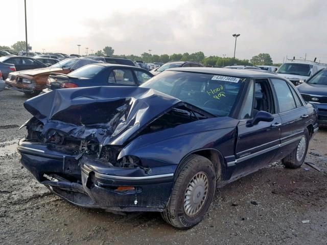 1G4HP52K8WH411999 - 1998 BUICK LESABRE CU BLUE photo 2