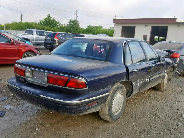 1G4HP52K8WH411999 - 1998 BUICK LESABRE CU BLUE photo 4