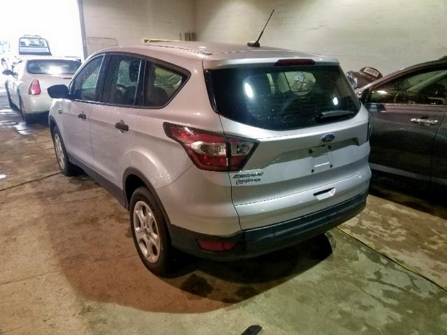 1FMCU0F78HUA18932 - 2017 FORD ESCAPE S SILVER photo 3