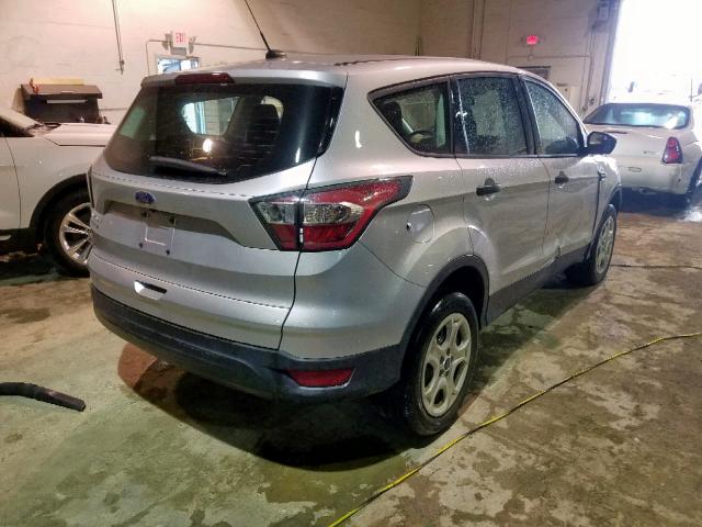 1FMCU0F78HUA18932 - 2017 FORD ESCAPE S SILVER photo 4