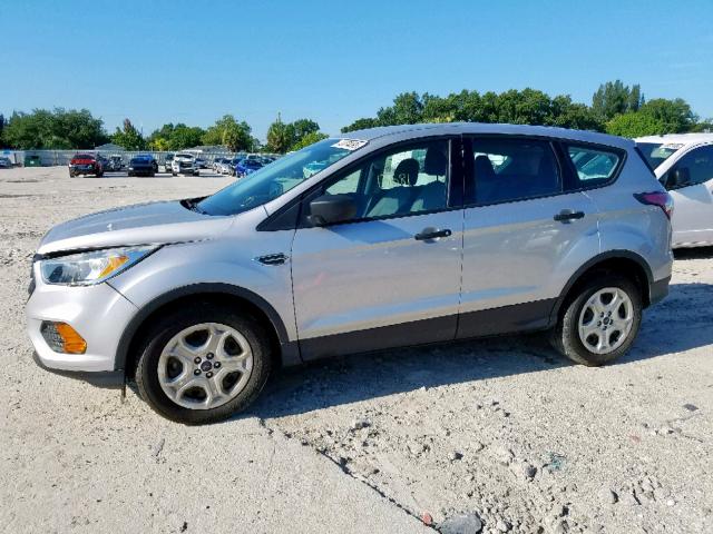 1FMCU0F78HUA18932 - 2017 FORD ESCAPE S SILVER photo 9