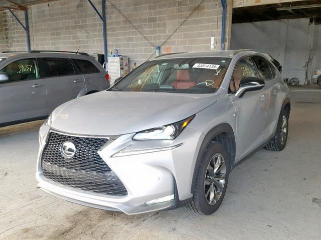 JTJYARBZXG2026276 - 2016 LEXUS NX 200T BA SILVER photo 2