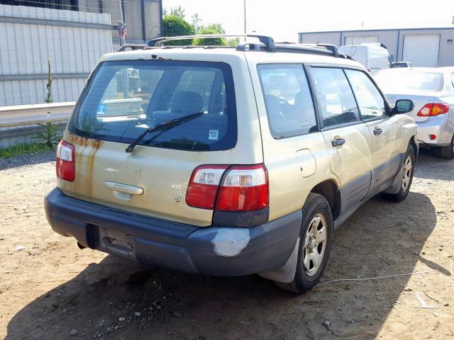 JF1SF63571H730837 - 2001 SUBARU FORESTER L TAN photo 4